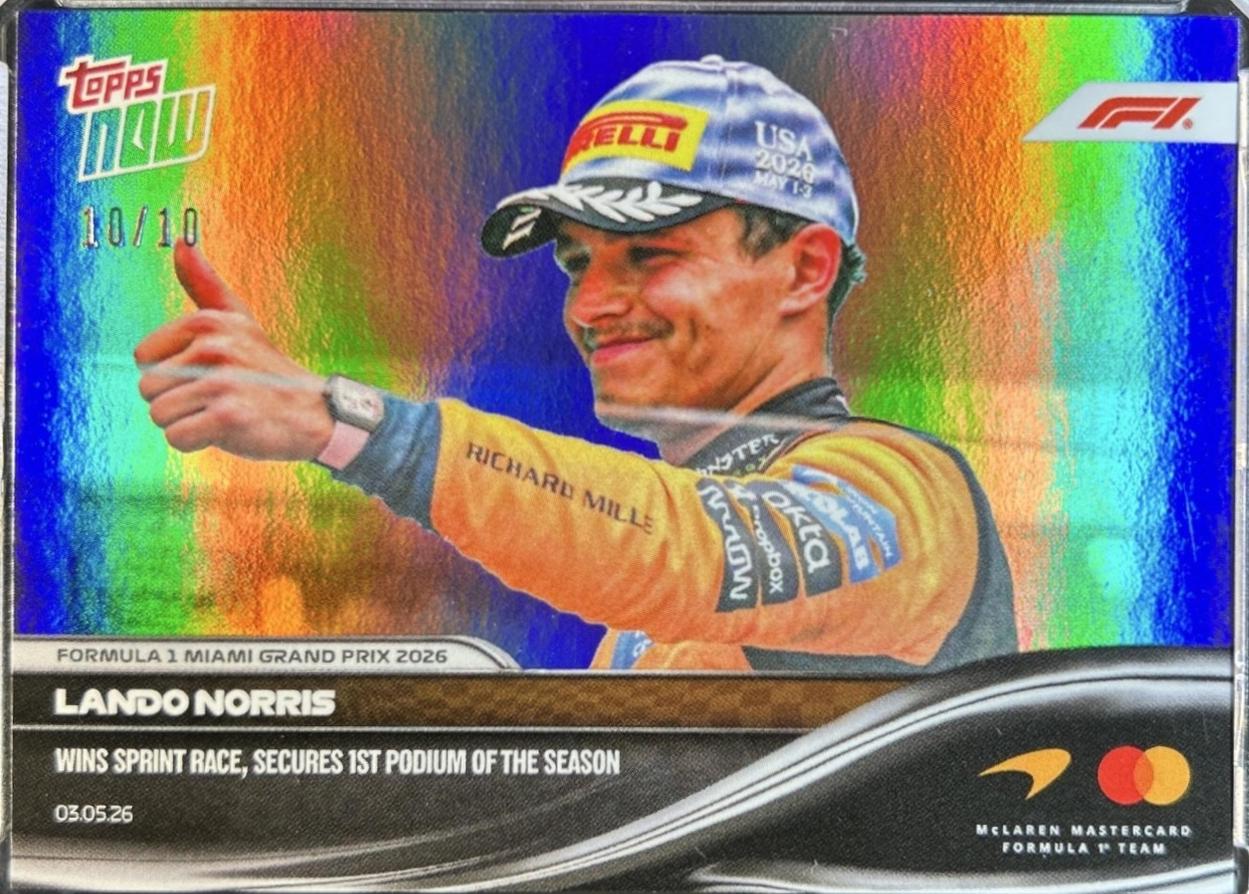 Lando Norris [Black Foil] #26