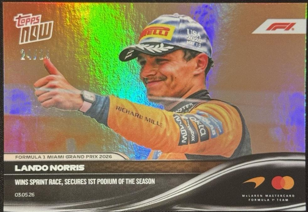 Lando Norris [Orange Foil] #26