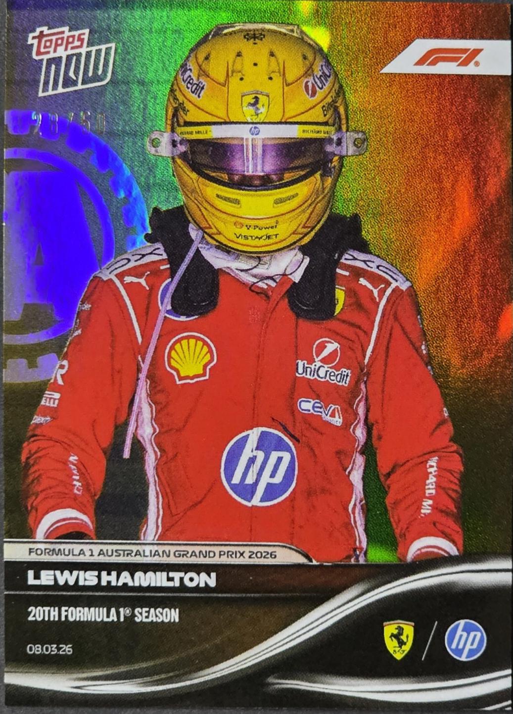 Lewis Hamilton [Gold Foil] #13