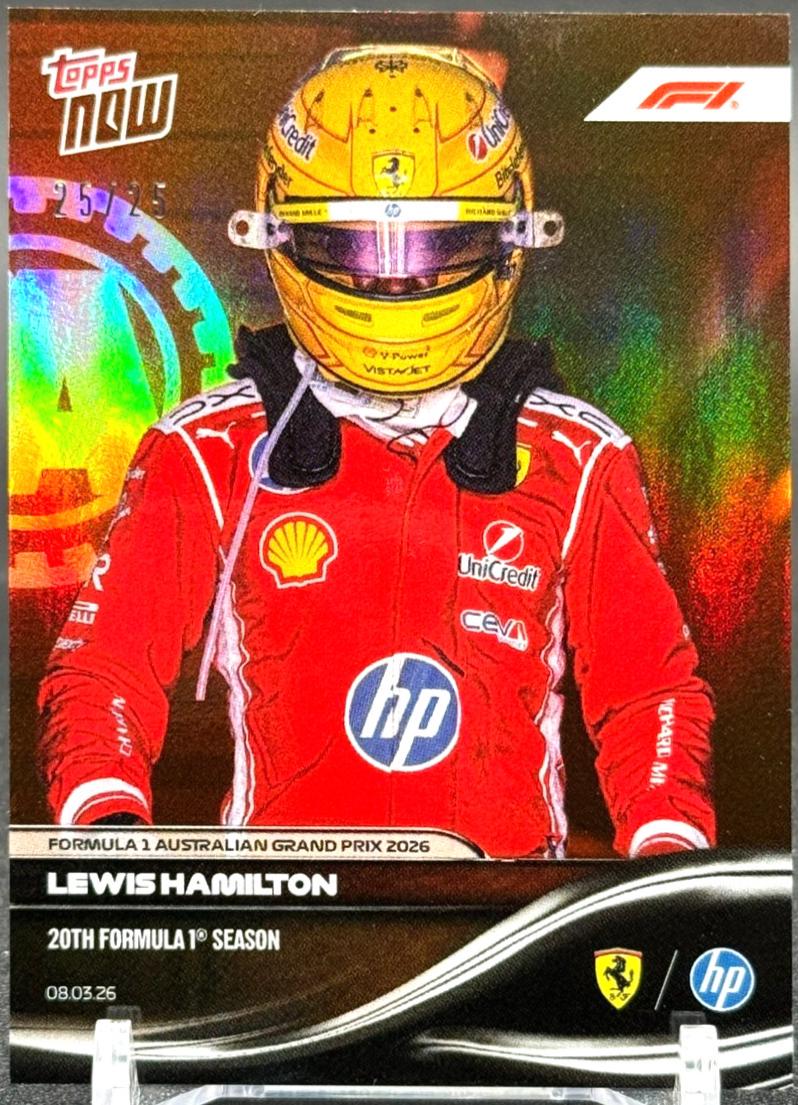 Lewis Hamilton [Orange Foil] #13