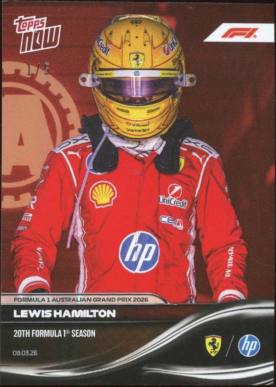 Lewis Hamilton [Red Foil] #13