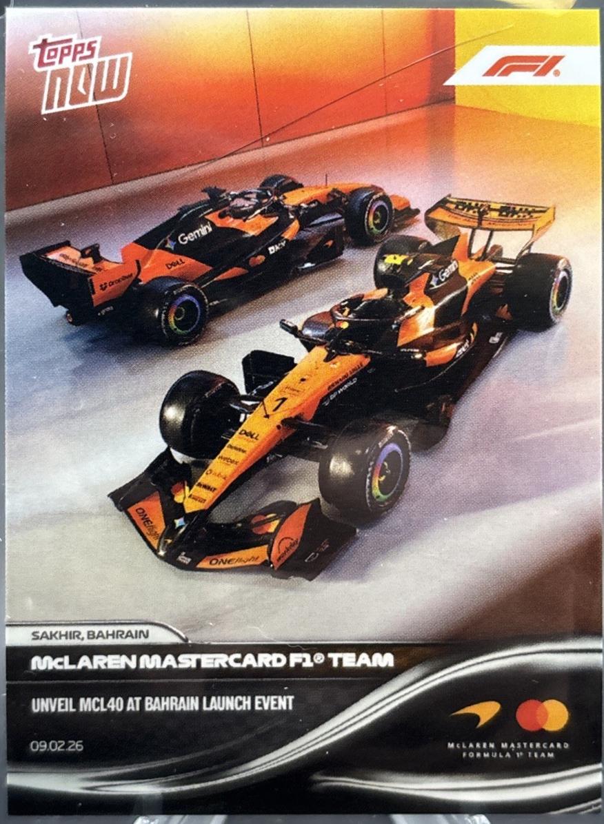 McLaren Mastercard F1 Team #9