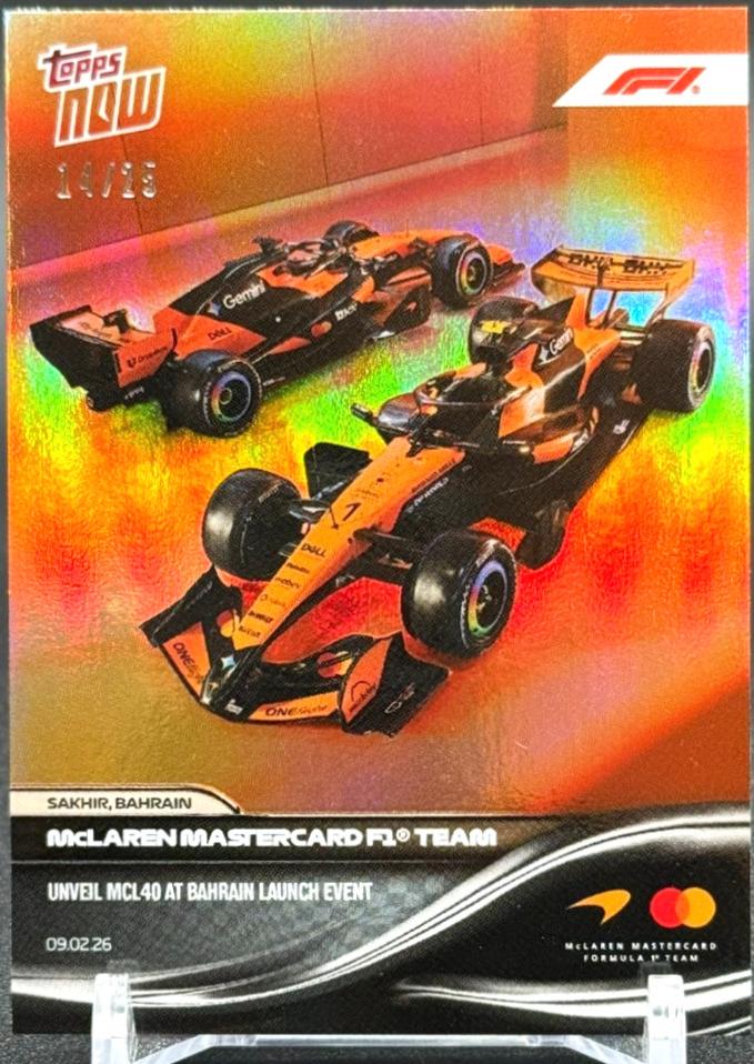 McLaren Mastercard F1 Team [Orange Foil] #9