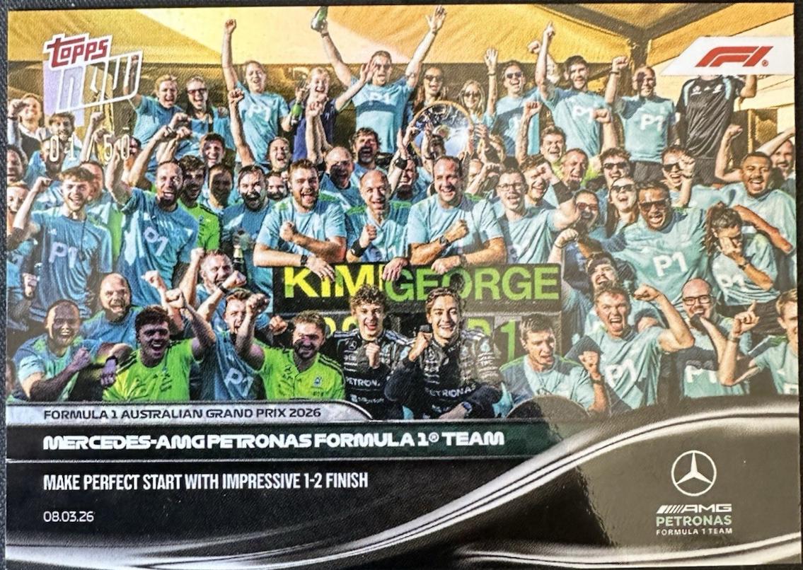 Mercedes-AMG PETRONAS F1 Team [Gold Foil] #15