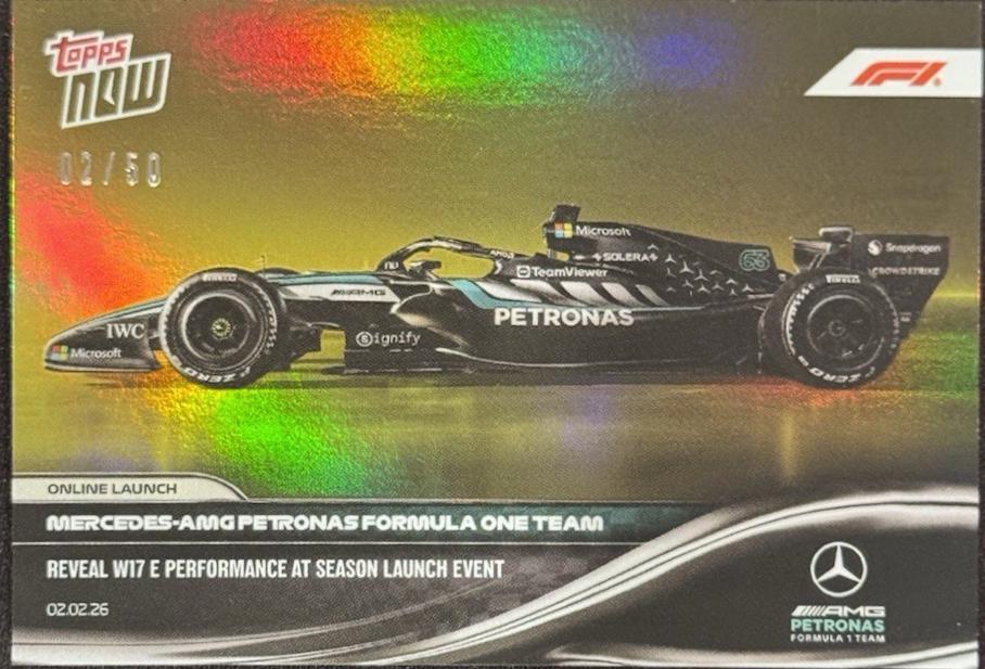 Mercedes-AMG PETRONAS F1 Team [Gold Foil] #7