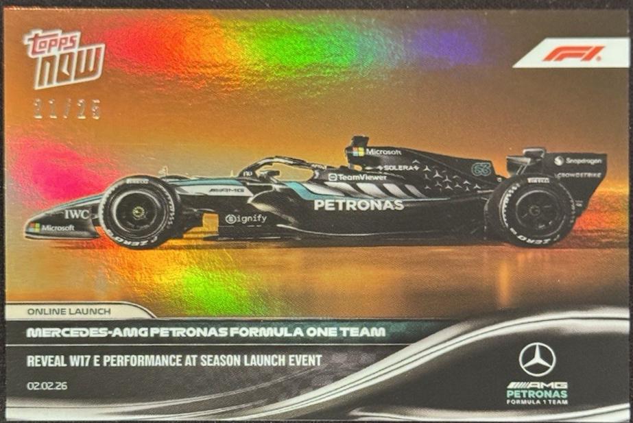 Mercedes-AMG PETRONAS F1 Team [Orange Foil] #7