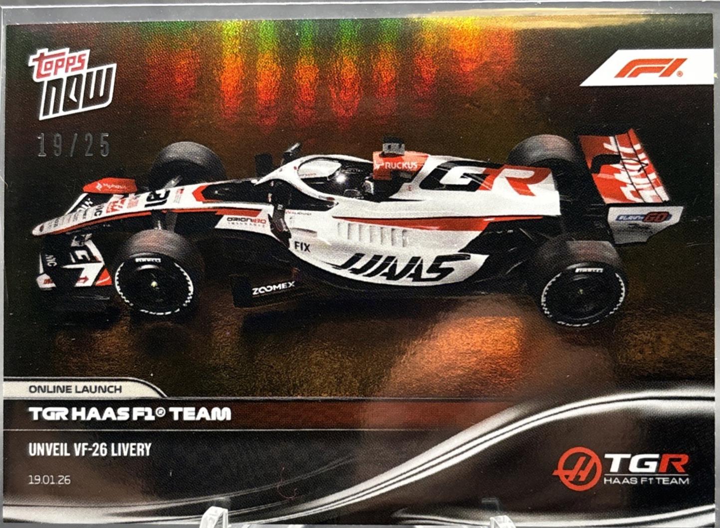 MoneyGram Haas F1 Team [Orange Foil] #6