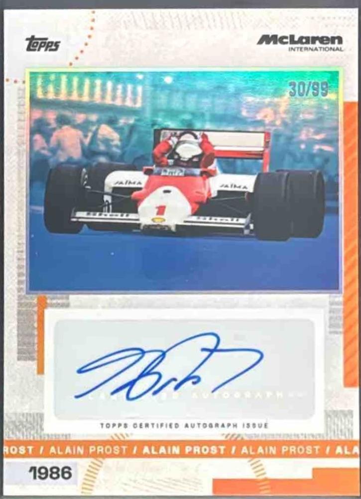 Alain Prost [Blue Autograph Vintage]