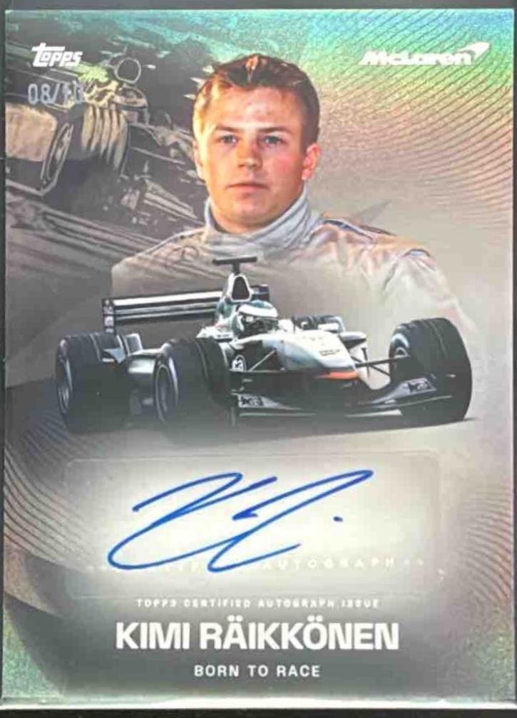 Kimi Raikkonen [Black Autograph Born To Race]