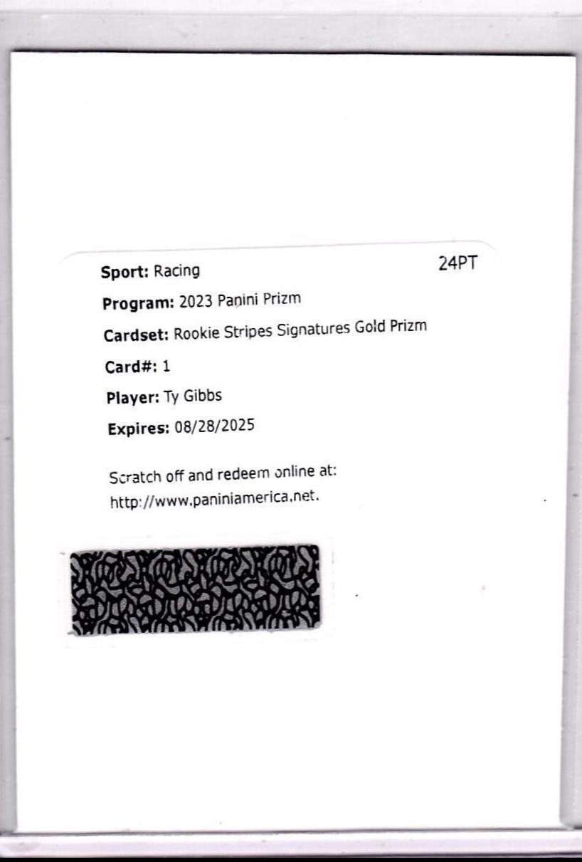 Ty Gibbs [Gold] #1