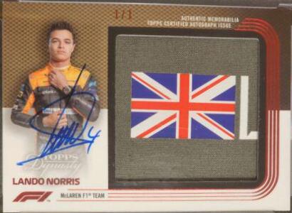 Lando Norris [Nameplate] #DAF-LN