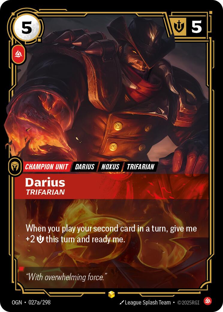 Darius - Trifarian [Alternate Art] #27a