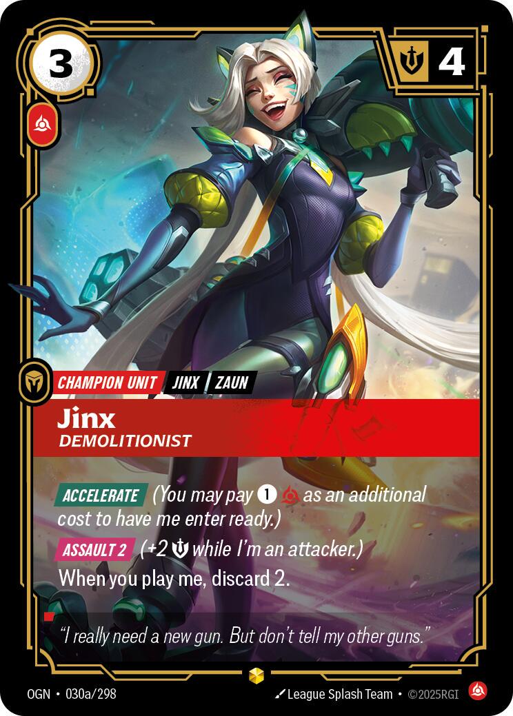 Jinx - Demolitionist [Alternate Art] #30a