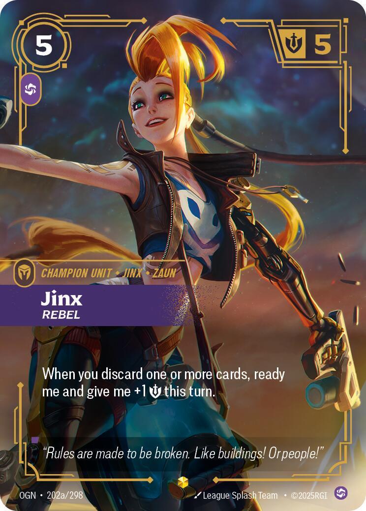 Jinx - Rebel [Alternate Art] #202a