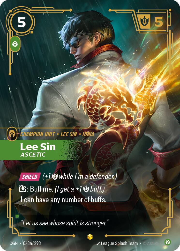 Lee Sin - Ascetic [Alternate Art] #78a