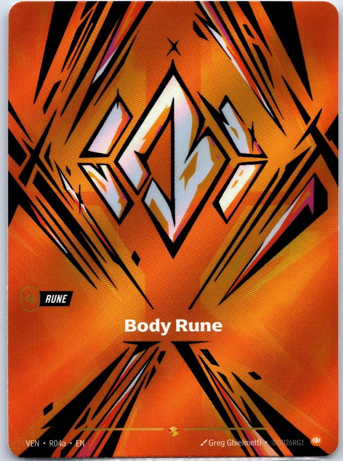 Body Rune [Alternate Art] #R04A