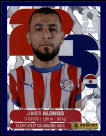 Junior Alonso [Blue Crumple] #PAR8