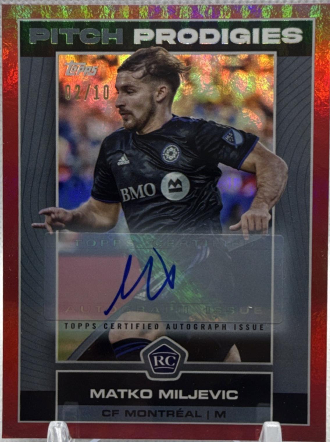 Matko Miljevic [Autograph Red] #172