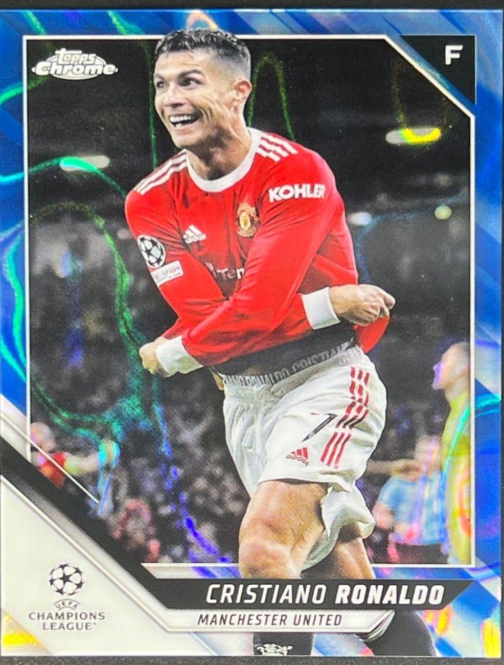 Cristiano Ronaldo [Blue Refractor] #10