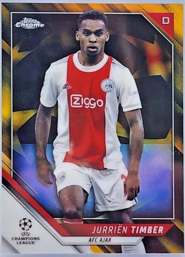 Jurrien Timber [Black & Gold Starball Refractor] #43