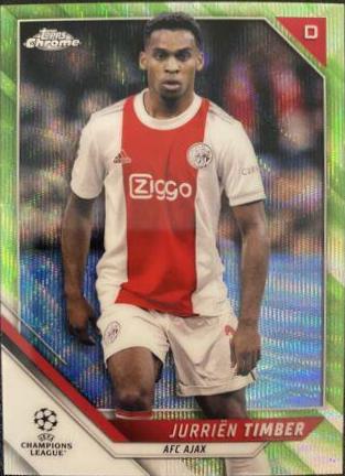 Jurrien Timber [Neon Green Wave Refractor] #43