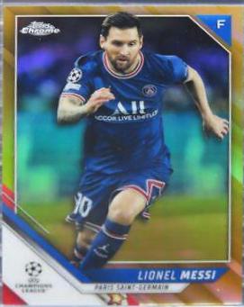 Lionel Messi [Gold Refractor] #100