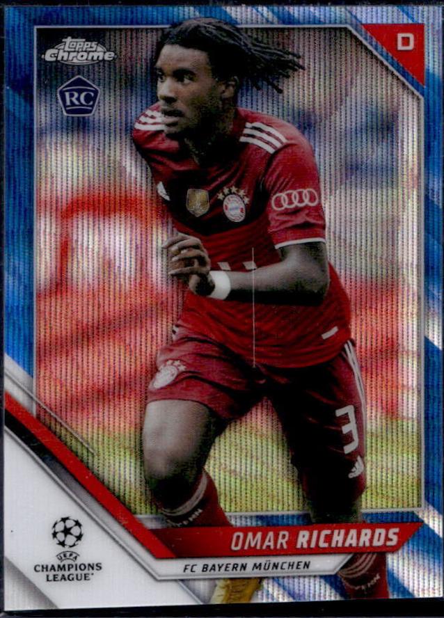 Omar Richards [Blue Wave Refractor] #146