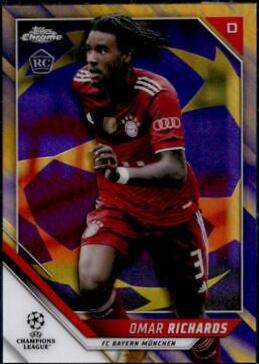 Omar Richards [Purple & Gold Starball Refractor] #146