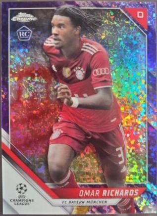 Omar Richards [Purple Mini Diamond Refractor] #146