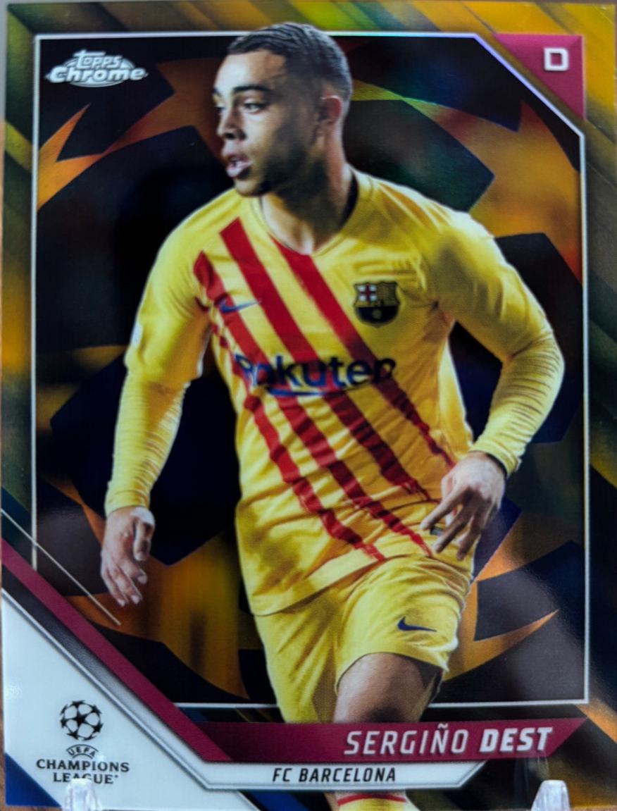 Sergino Dest [Black & Gold Starball Refractor] #81