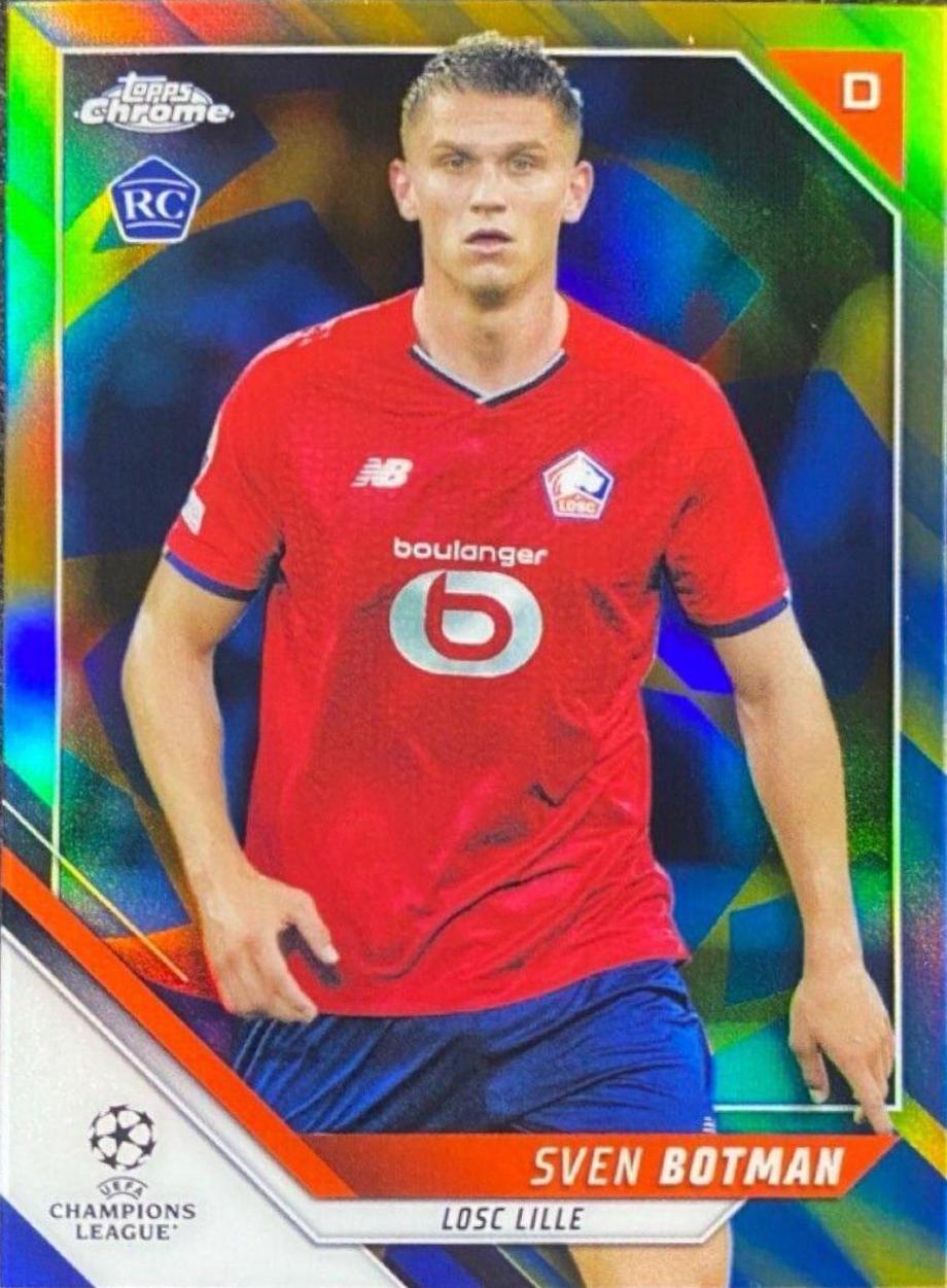Sven Botman [Blue & Gold Starball Refractor] #9