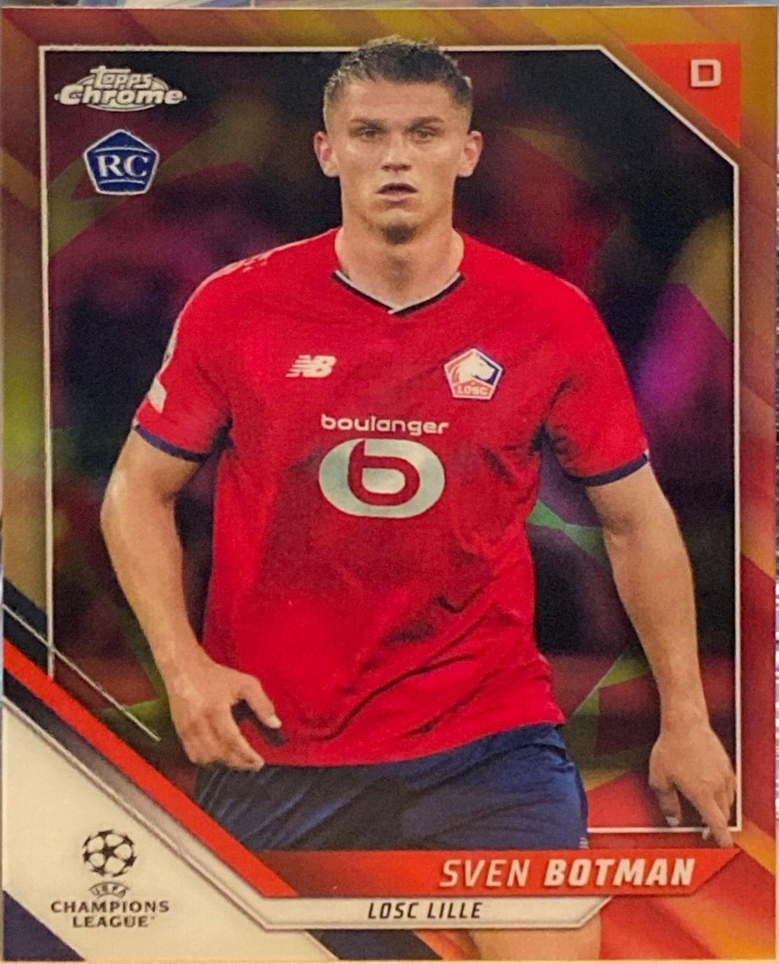 Sven Botman [Red & Gold Starball Refractor] #9