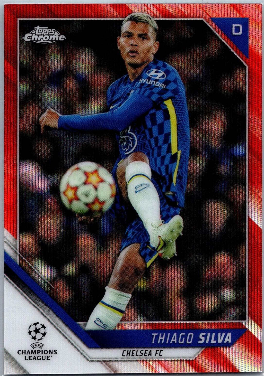Thiago Silva [Red Wave Refractor] #5