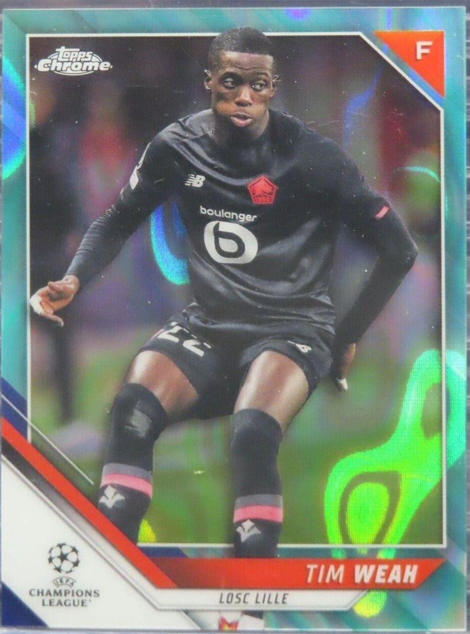 Tim Weah [Aqua Lava Refractor] #189
