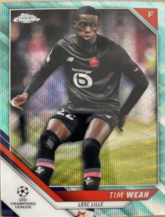 Tim Weah [Aqua Wave Refractor] #189