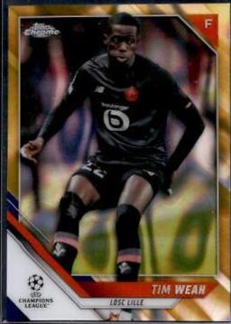Tim Weah [Gold Lava Refractor] #189