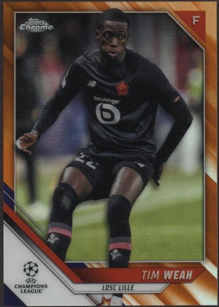 Tim Weah [Orange Refractor] #189