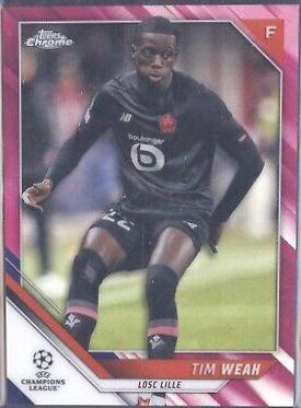 Tim Weah [Pink Refractor] #189