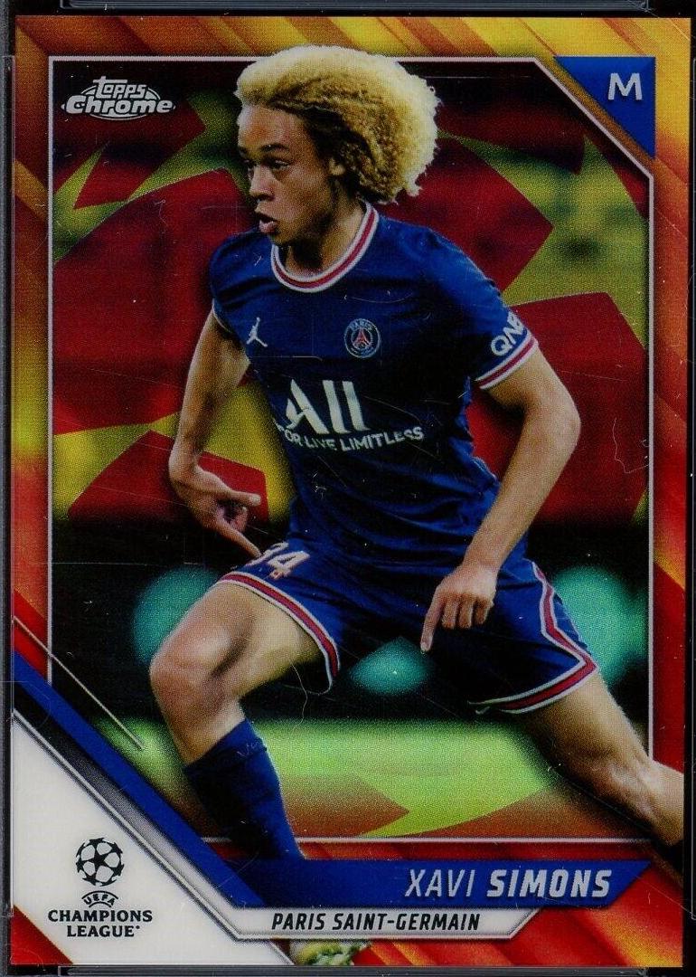 Xavi Simons [Red & Gold Starball Refractor] #182