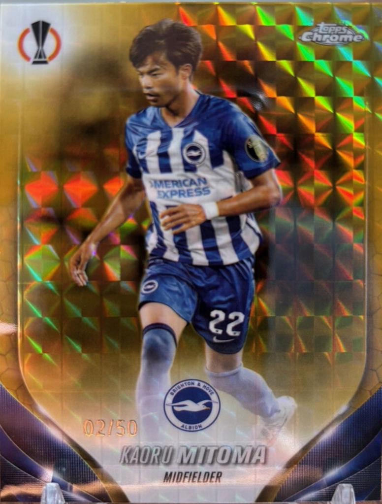 Kaoru Mitoma [Geometric Gold Refractor] #169