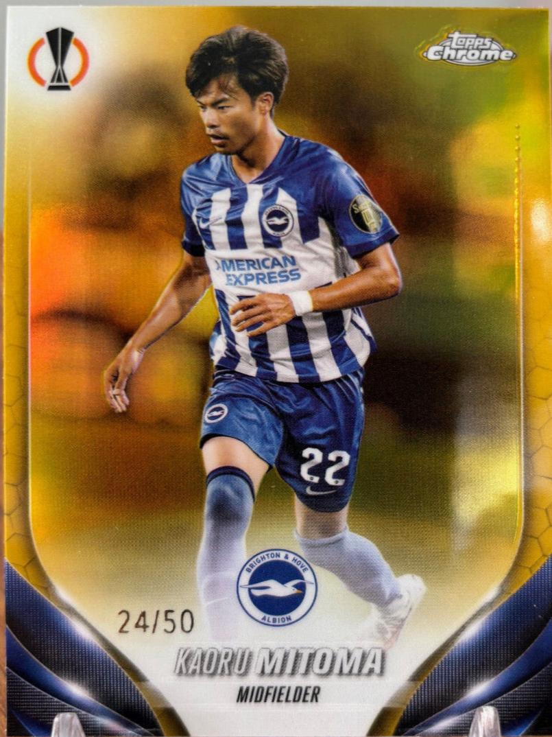 Kaoru Mitoma [Gold Refractor] #169