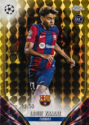 Lamine Yamal [Geometric Gold Refractor] #64
