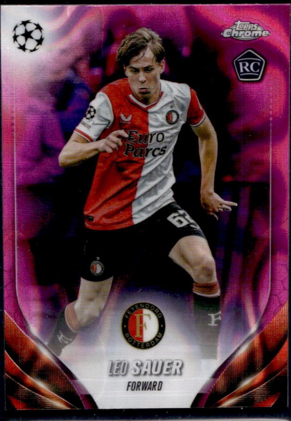 Leo Sauer [Pink Lava Refractor] #129