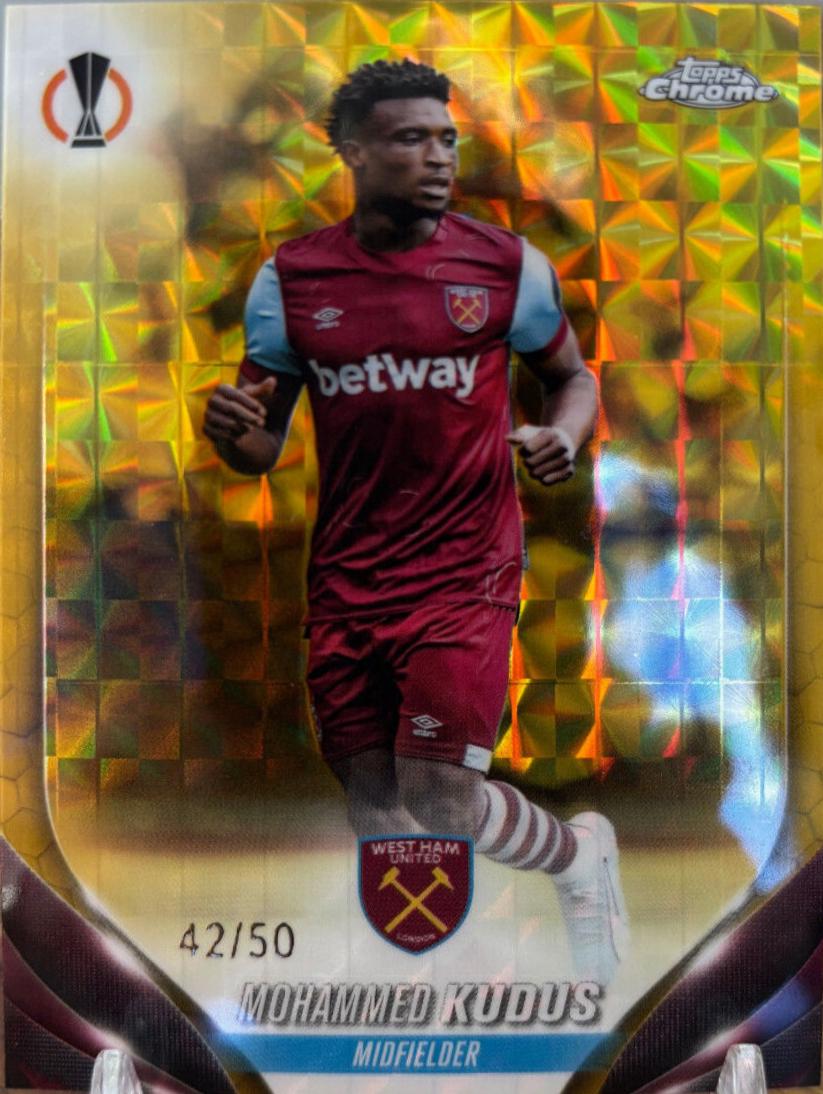 Mohammed Kudus [Geometric Gold Refractor] #110