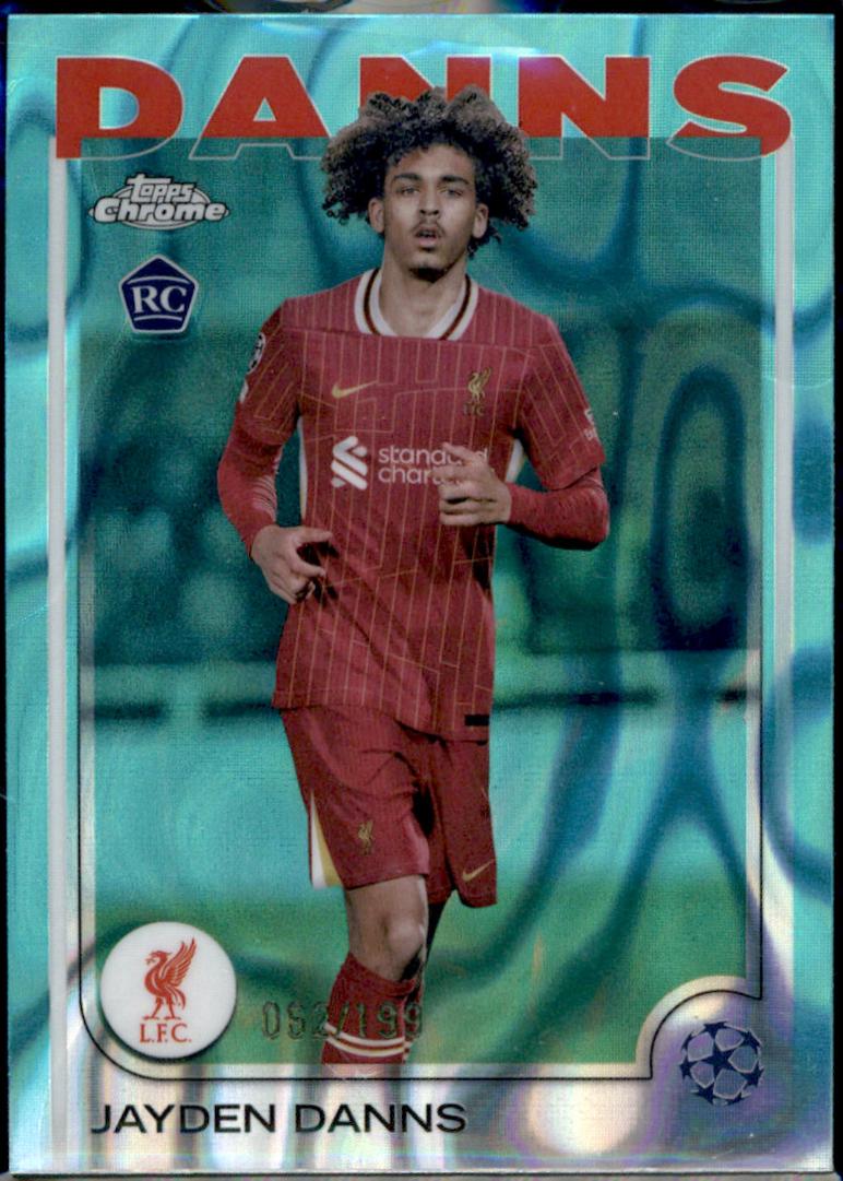 Jayden Danns [Aqua Lava Refractor] #193