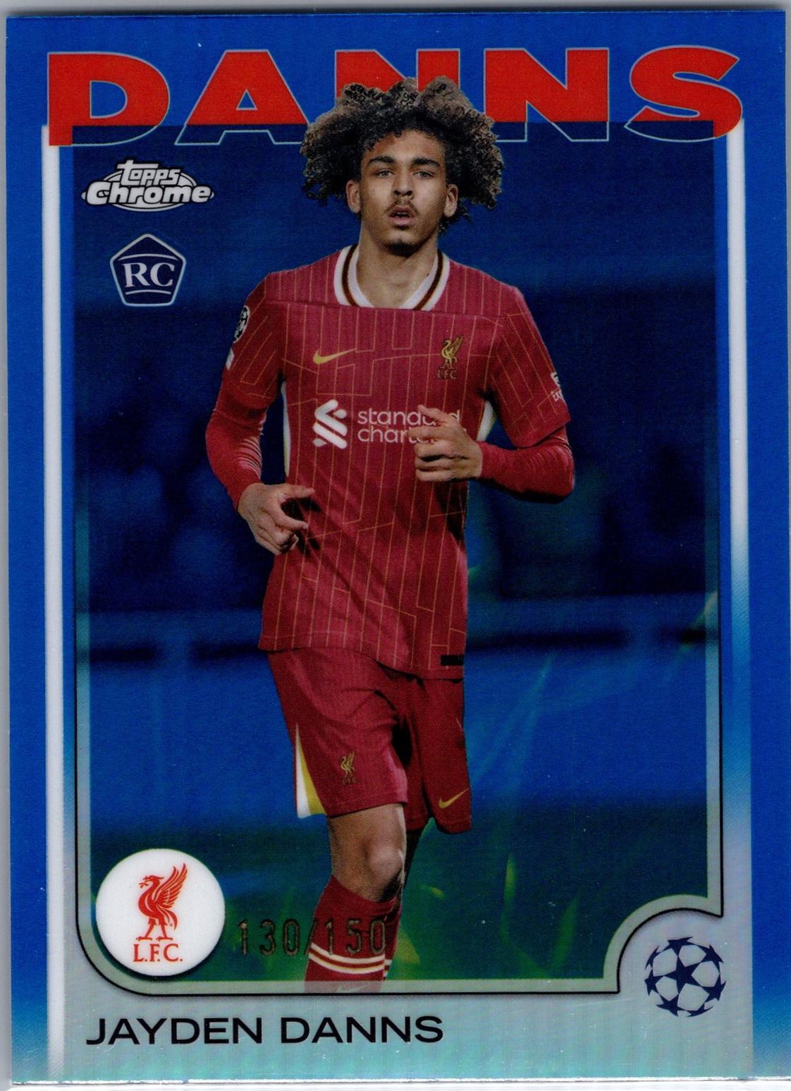 Jayden Danns [Blue Refractor] #193