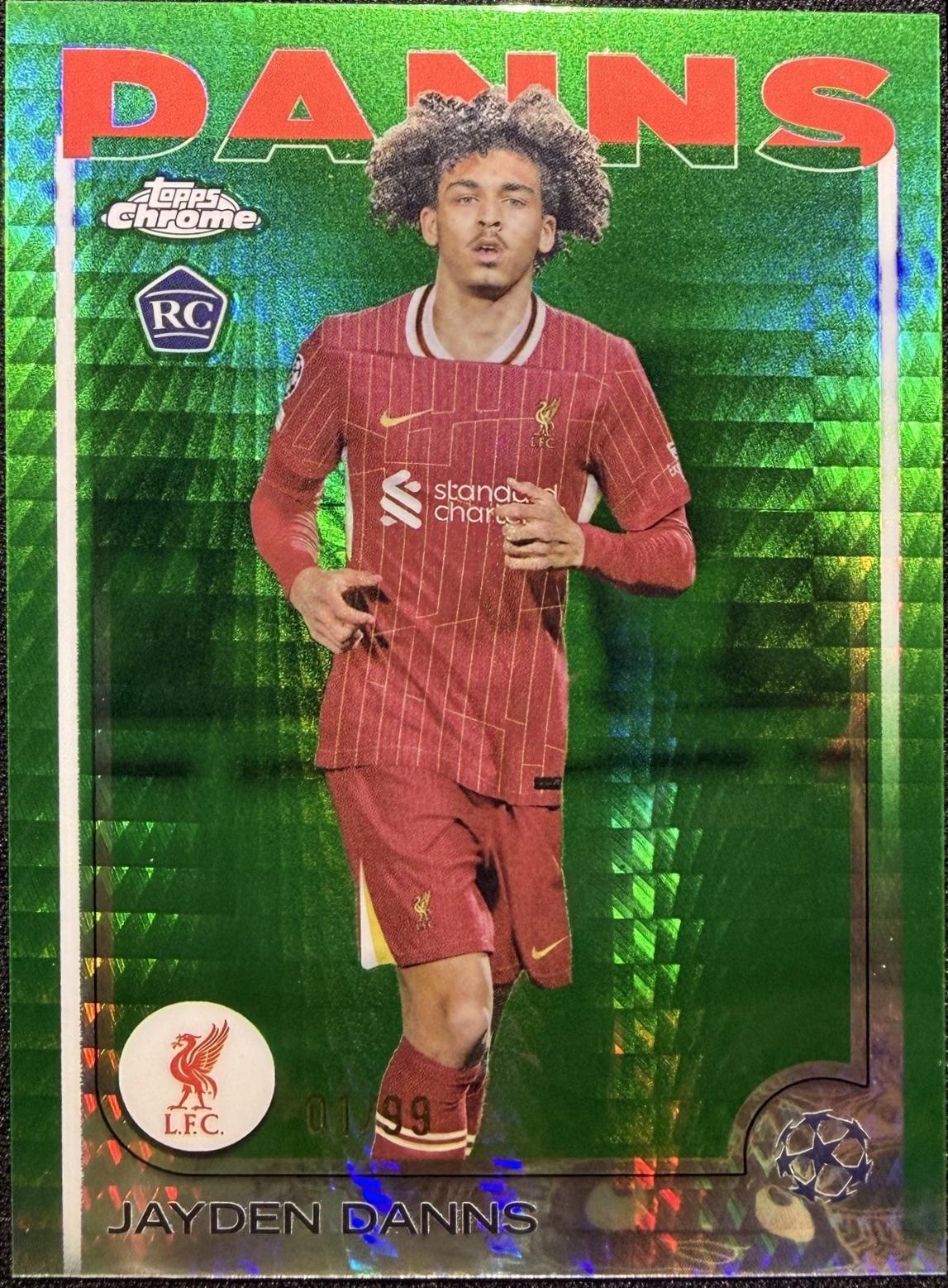 Jayden Danns [Green Refractor] #193