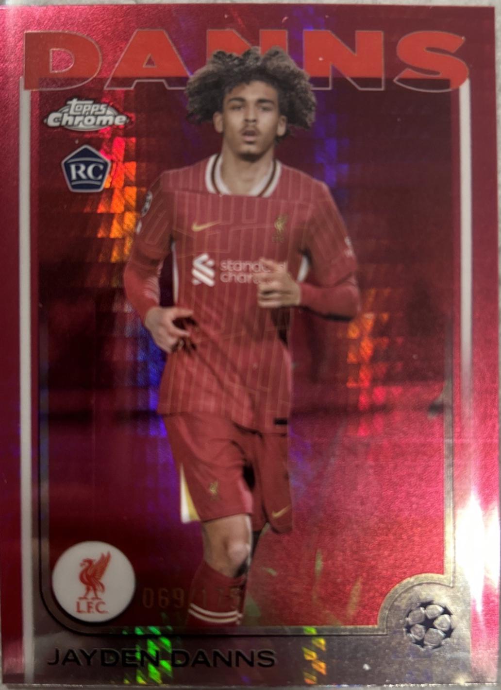 Jayden Danns [Neon Pink Prism Refractor] #193