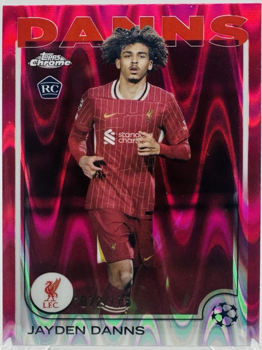 Jayden Danns [Neon Pink RayWave Refractor] #193