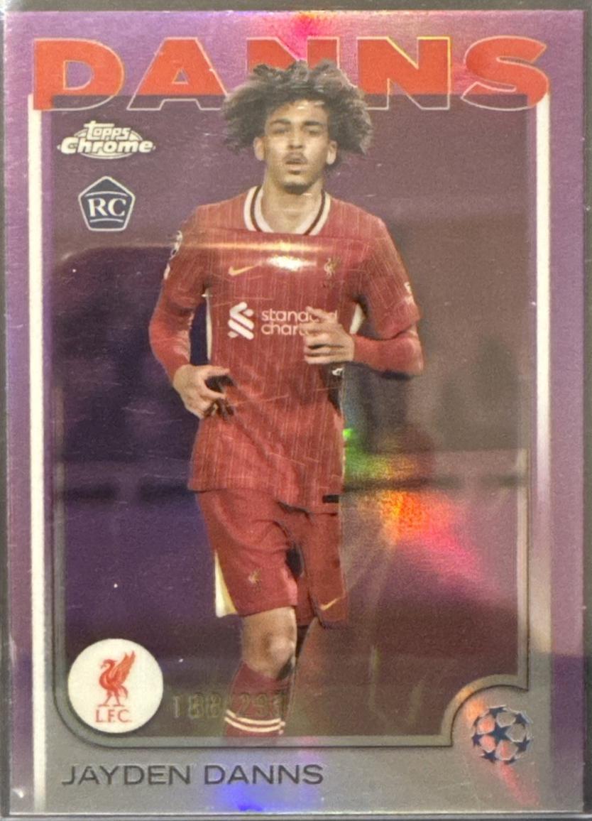 Jayden Danns [Violet Refractor] #193
